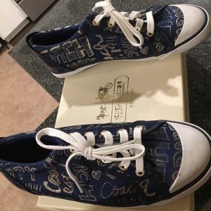Coach Barrett Denim Sneakers New size 9M